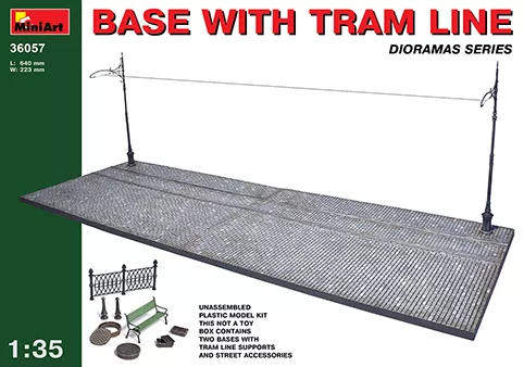 MiniArt - Base with Tram Line 